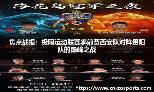 焦点战报：极限运动联赛季前赛西安队对阵贵阳队的巅峰之战